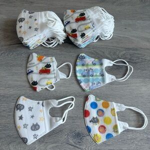 Baby Printed Disposable Face Masks (40pc)